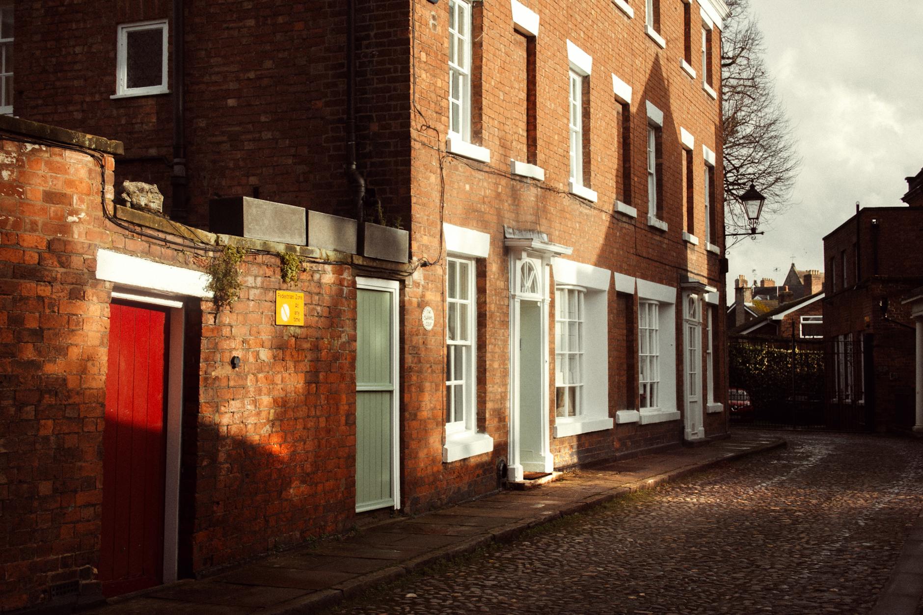 Elegant Georgian townhouses representing Liverpool's architectural history and heritage