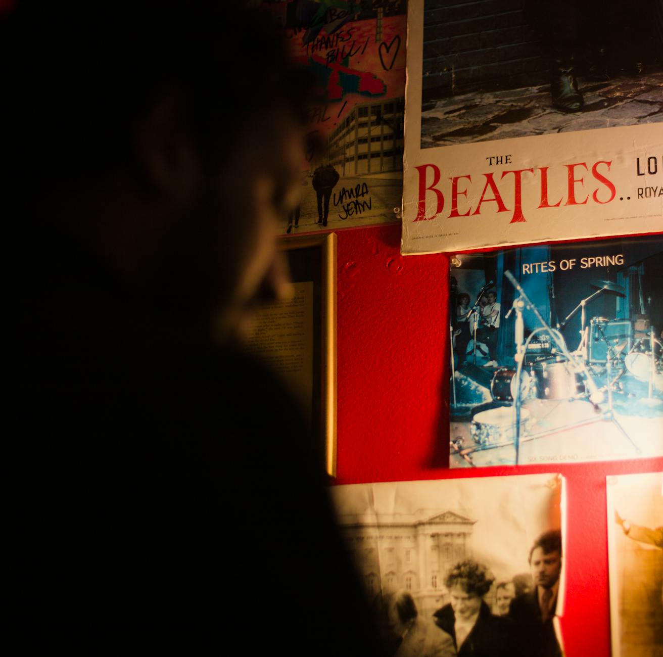 International Beatleweek Liverpool fans crowd watching tribute band